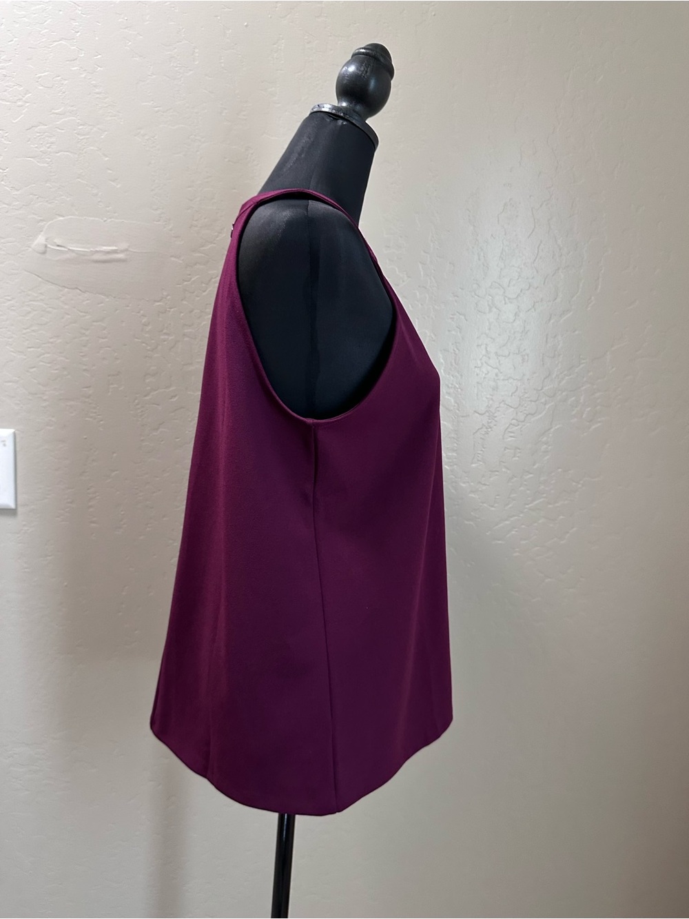 Ann Taylor Factory Sleeveless Halter Top - Plum - Picture 3 of 6